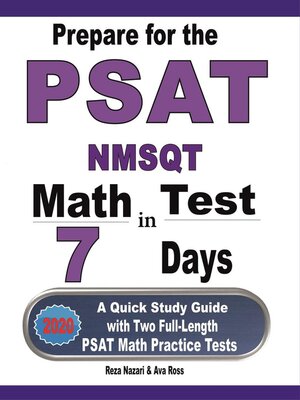 cover image of Prepare for the PSAT / NMSQT Math Test in 7 Days